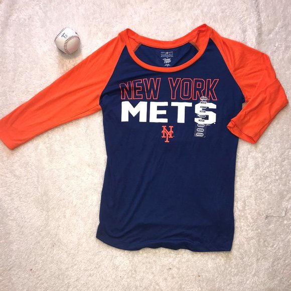 MLB Tops - Womens New York Mets baseball tee-size Medium-NWT